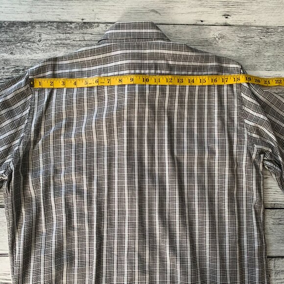 Etro Milano Check Graphic Print Casual Button Down Shirt - Picture 8 of 11